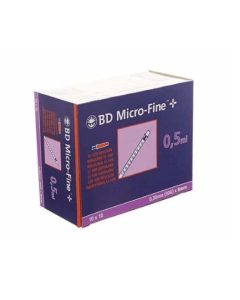 BD Microfine Insulin Syringe 8MMX30G [Pack of 100]