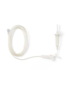 Transfer Device 33 cm Transfer Set with Clamp, Rotating Luer, and Ext Set IV Bag Spike [Pack of 50]