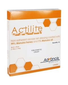 Actilite NA Dressing with Activon Plus 5cm x 5cm [Pack of 10]