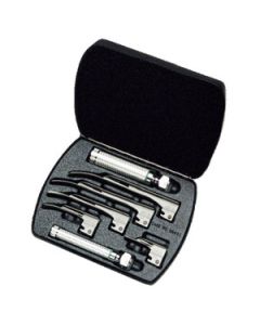 Welch Allyn Fiber Optic Miller Laryngoscope Set Case