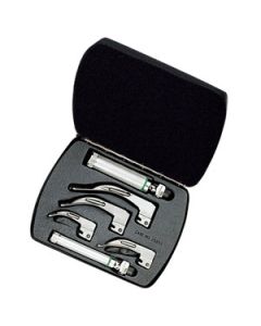 Welch Allyn Fiber Optic MacIntosh Laryngoscope Set Case