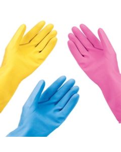 Household Rubber Gloves Medium [Pack of 2] – Pink