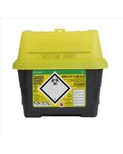Sharps container disposal - 2 litre yellow lid