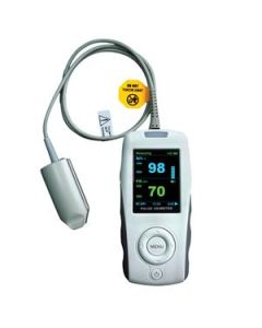 MD300m Hand Held Pulse Oximeter With Adult Finger Sensor Probe [Pack of 1]