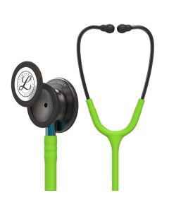 3M Littmann Classic III Monitoring Stethoscope 69cm Lime Tubing, Smoke Chestpiece, Blue Stem [Pack of 1]