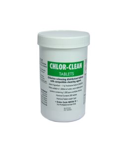 AW Chlor-Clean Cleaning Tablets - Tub Of 200 For Use With Ear Syringe