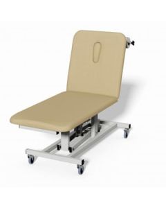 Plinth 2000 2 Section Electric Treatment Couch - CREAM