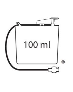 CADD Medication RESERVOIR, CASSETTE, 100ML, FS, YELLOW [Pack of 12]