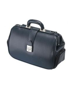 Acton Leather Doctors Bag - Black