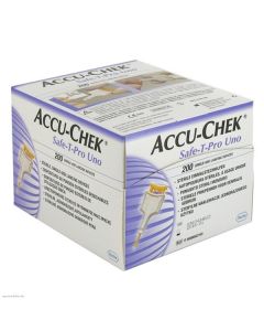 Accu-Chek Safe-T-Pro Uno Single Use Lancets [Pack Of 200]