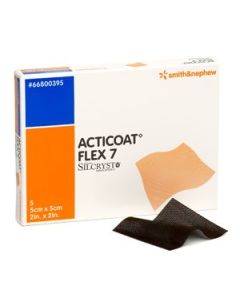 Acticoat Flex 7 Antimicrobial Barrier Wound Dressing 2.5cm X 60cm [Pack Of 5]