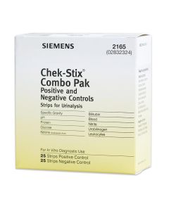 Siemens Clinitek Chek-Stix Urinalysis Control Strips [Pack of 25]