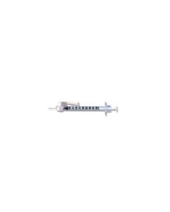 BD SafetyGlide 1ml Insulin Syringe With Tiny Needle Technology  13mmx29g [Pack of 100]