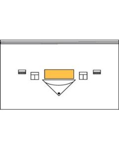 3M Steri-Drape Drape Isolation 328x252mm with Fluid Pouch & Ports [PACK OF 5]