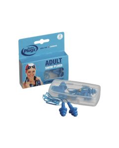 Swim Plugz Adult Swim Earplugs 2 Pairs X 6  [6 Packs Of 2 Pairs]