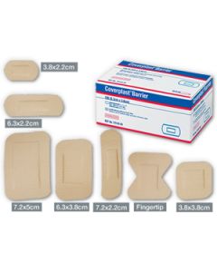 Coverplast Barrier Sterile Waterproof Adhesive Dressings 3.8cm x 2.2cm [Pack of 100] 