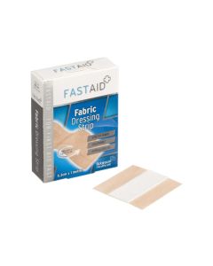 Fast Aid Fabric Dressing Strip 6.3cm x 1m X 6  [6 Packs Of 1 Strip]