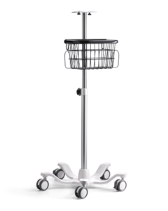 seca 475 Rolling stand with basket for the mobile use of the seca mBCA 525