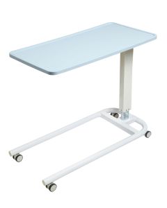 Over Bed Table, Parallel Base, Recessed High Impact PVC Top
