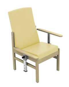 Atlas Patient Mid-Back Arm Chair with Drop Arms - (Anti-bacterial Vinyl)