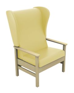 Atlas High-Back 40st Bariatric Arm Chair - (Anti-bacterial Vinyl)