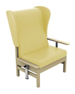﻿﻿﻿﻿Atlas High-Back 40st Bariatric Arm Chair with Drop Arms - (Anti-bacterial Vinyl)