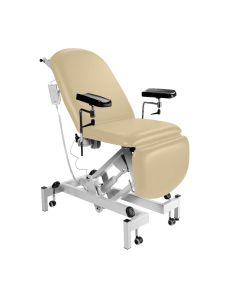 Fusion Phlebotomy Chair - Electric Height Adjustment, Electric Back & Foot Sections [Pack of 1]
