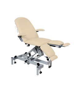 Fusion Podiatry Chair, Hydraulic Height Adjustment, Gas Assisted Head and Split Adjustable Length ﻿and Foot Sections [Pack of 1]