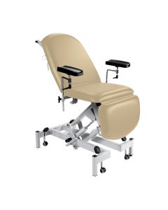 Fusion Phlebotomy Chair - Hydraulic Height Adjustment, Gas Assisted Head & Foot Sections [Pack of 1]