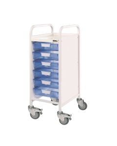 VISTA 30 Trolley -  6 Single Depth Trays-Blue [Pack of 1]