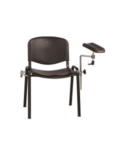Phlebotomy/Treatment Chair - Black