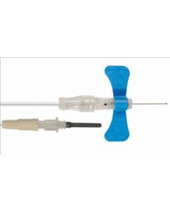 Blood Collection Set Safety 25G Dark Blue Needle [Box of 50]