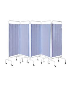 Five Section Screen/Disposable Curtain - Summer Blue [Pack of 1]