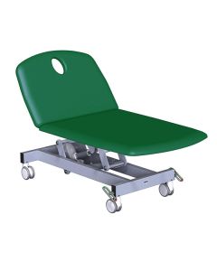 Fusion Bariatric 2 Section Variable Height Electric Couch - 75cm(W) Sun-FBVHC2E-75 Green [Pack of 1]