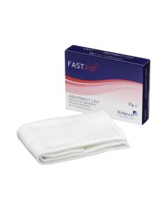 1 Fast Aid Absorbent Lint 25g X 72  [6 Packs of 12 x 25g Wads]