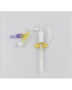DeltaVen Safety Subcutaneous Infusion Set – 24 G × 19 mm Dual-Port, Needle-Free Connector & Blood-Control Technology