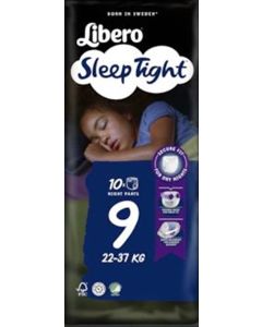  Libero Sleep Tight 09 Paediatric Pull-Ups for 22-37kg (Pack of 10)