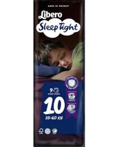  Libero Sleep Tight 10 Paediatric Pull-Ups for 35kg(pack of 9)