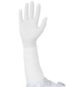NITRILE GLOVES NON-STERILE WHITE - LARGE [PACK OF 100]