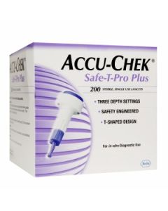 Accu-check Safe-T-Pro Plus Single Use Lancets [Pack of 200] 