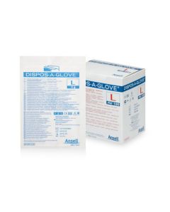 Dispos-A-Glove MDG701 Powder Free Sterile Gloves Medium [Pack of 100] 