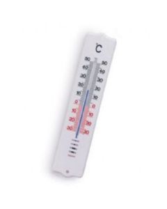 AW Room Thermometer, Plastic Framed, 205mmx45mm With Fixing Hole Centigrade [Pack of 1]