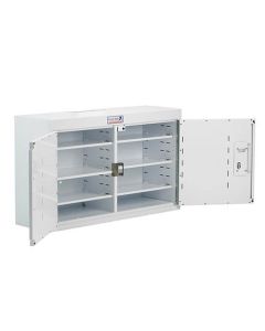Bristol Maid Drug & Medicine Cabinet - 1000 X 300 X 900mm - No Light - Deep Shelves - Independent Locking Doors
