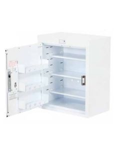 Bristol Maid Drug & Medicine Cabinet - 500 X 300 X 600mm - Light - Standard & Door Shelves - L/H Hinge