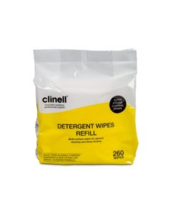 Clinell Detergent Wipes Bucket 260 Refill
