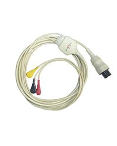 Creative ECG Cable for use with PC-80A/B ECG Reader/Monitor, 3 Lead
