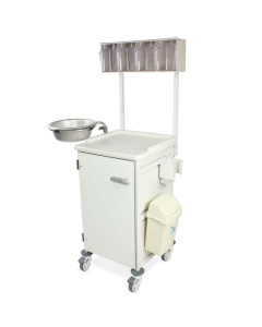 Bristol Maid Caretray Trolley - Cast, 6 X 100mm Trays, Electronic Push Button Lock [Pack Of 1]