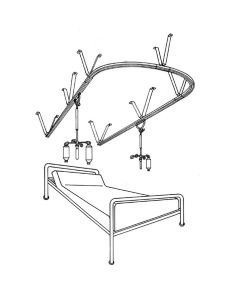 Provita Ceiling Rail (U-Form), Aluminium Anodized, Standard Size