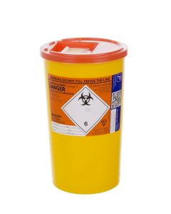 Sharpsguard 5 litre with Orange Lid