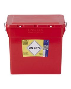 Daniels Transport 30 Diagnostic Specimen Container 30L red